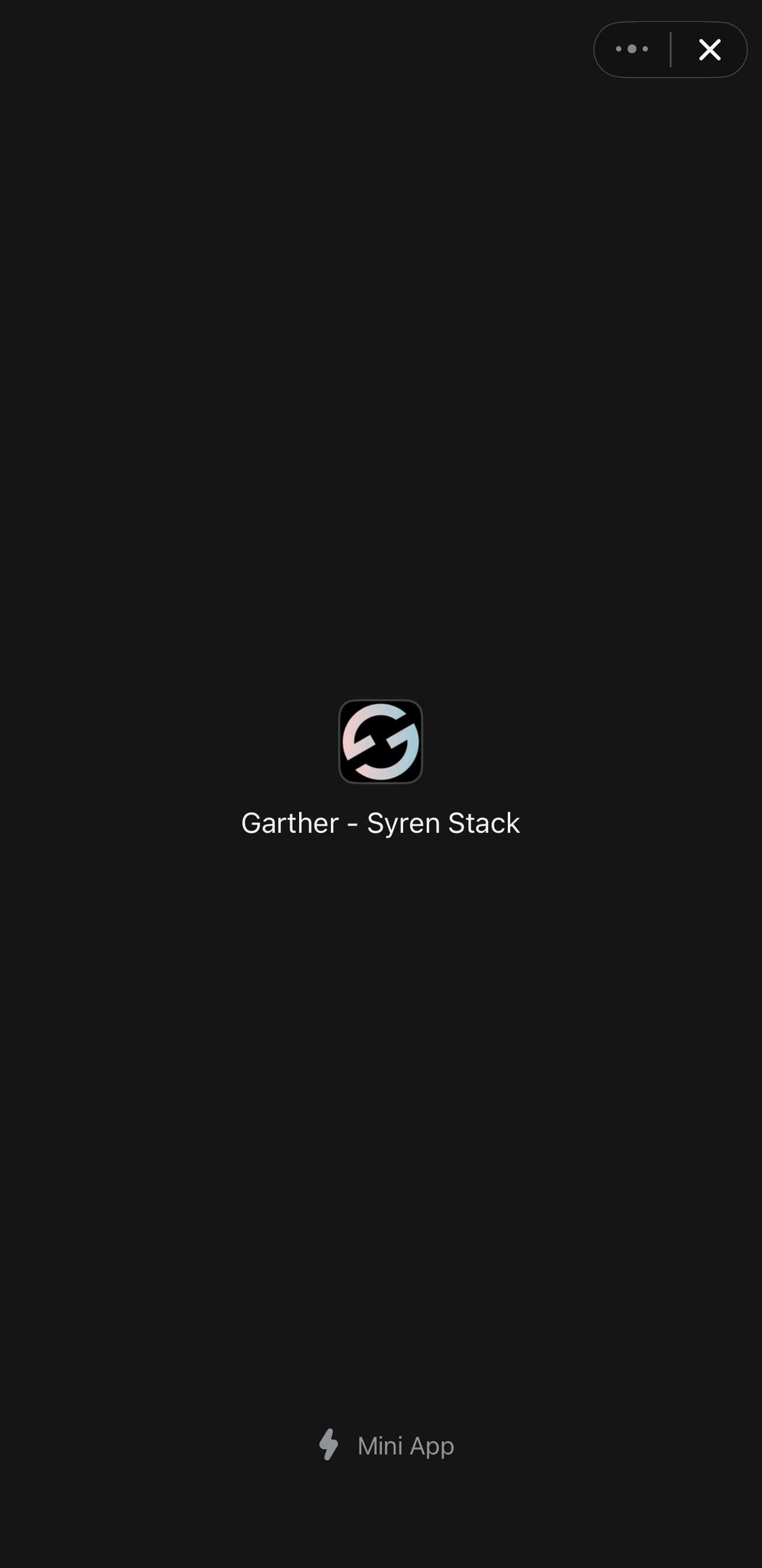 Garther Mini App